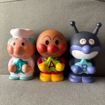 호빵맨 저금통 3개 세트 신킨 바이킨맨 잼 아저씨