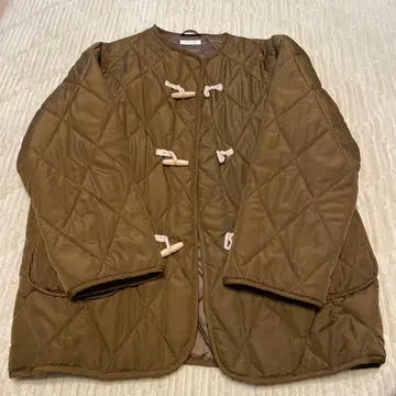 카키 퀼팅 자켓 FREE 사이즈