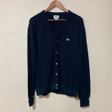 레어 80s IZOD 라코스테 가디건 XL 네이비 네이비 컬러 usa
