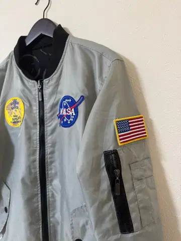 MA-1 플라이트 자켓 그레이