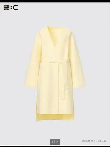 UNIQLO C 더블 페이스 랩 코트