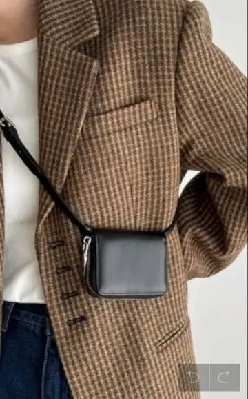 CANAL JEAN 블랙 미니백