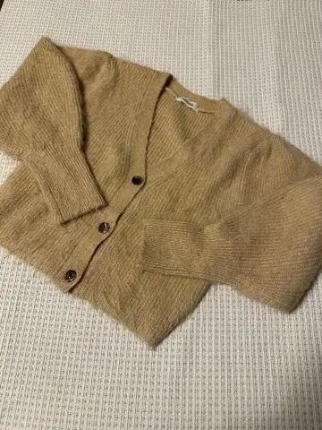 Coco Deal 베이지 V넥 가디건