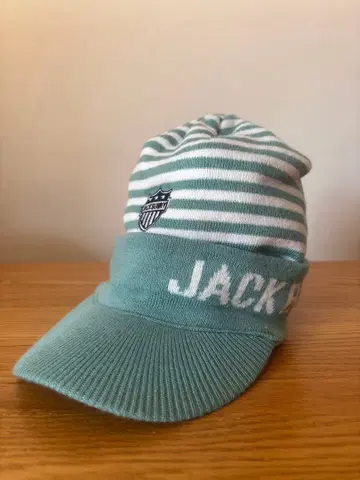 Jack Bunny 바이저 포함 니트 모자