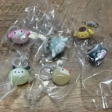 산리오 나리키리만 표식 액세서리 전 6종 컴플리트 세트