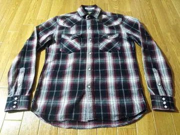 드님 DENIME 플란넬 셔츠 웨스턴 셔츠 M