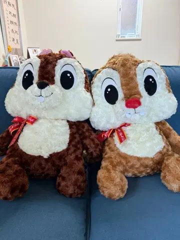 칩과 데일 봉제 인형 빅 사이즈