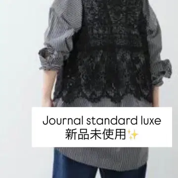 Journal standard luxe 레이스 믹스 슬리브리스 믹스