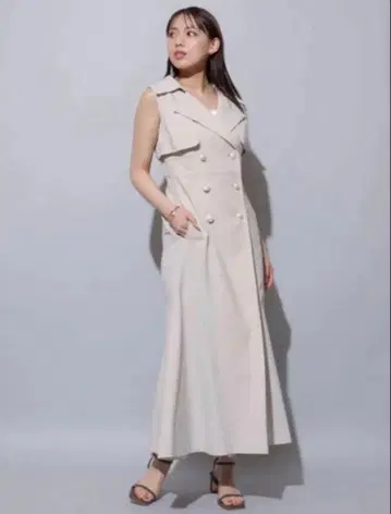 [택 포함 새상품] Mystrada 트렌치 베스트 원피스