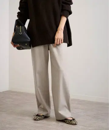 FRAMeWORK 워셔블 사키소니 이지 팬츠 34 베이지 새상품