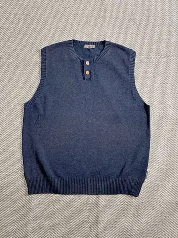 마리끌레르 니트 베스트 골프웨어 네이비 LL