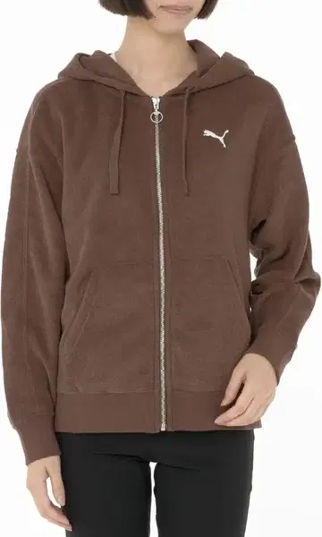 푸마 블루종 자켓 방풍 안감 플리스 여성용 후드티