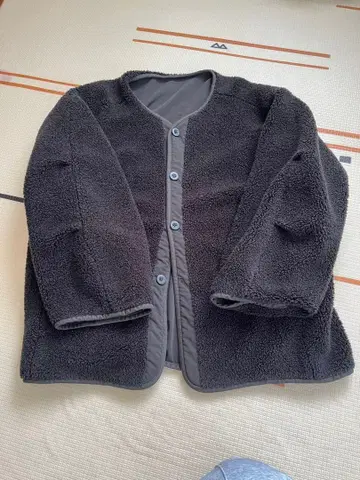 CLANE 리버서블 보아 자켓