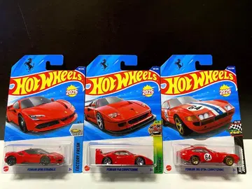 핫휠 2025 신상 베이직카 페라리 3종 세트