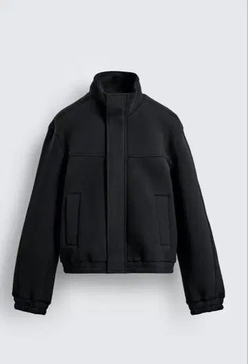 완판템 ZARA 네오프렌풍 박시핏 자켓 XL