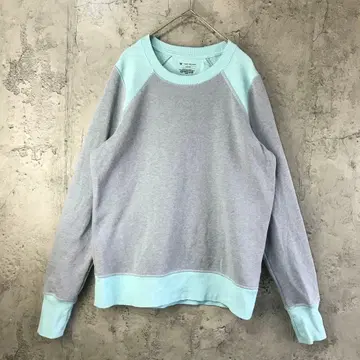 B1637 구제 의류 트레이닝복 맨투맨 그레이 민트 90s Y2K