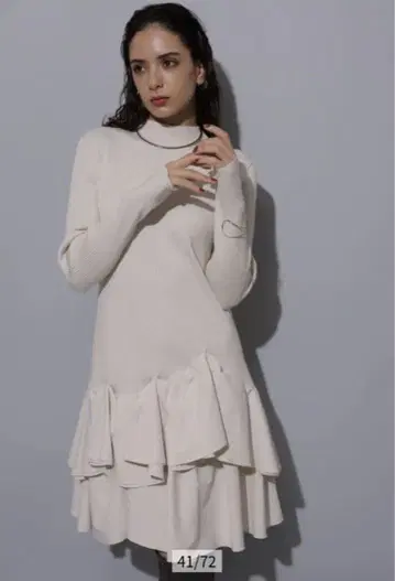 아르페쥬 스토리 타프타 도킹 미니 원피스