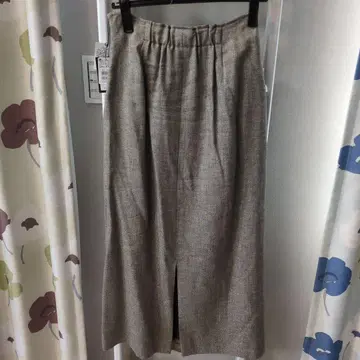 야마다야 Aga 차콜 그레이 타이트 스커트