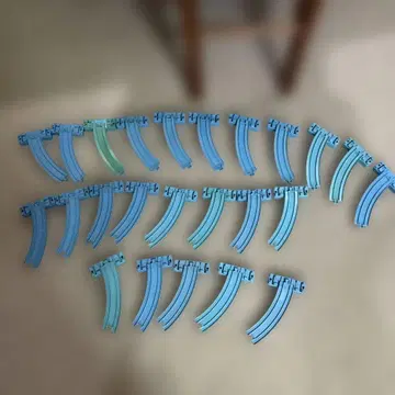 프라레일 레일 세트 고가 곡선 레일 A 11개 B 13개