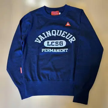 르꼬끄 스포르티브 스웨터 L 네이비 새상품급