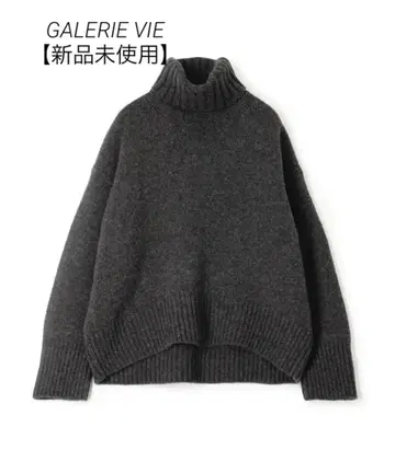 [ 미사용 새상품 ] 갤러리 바이 파인 울 터틀넥 풀오버