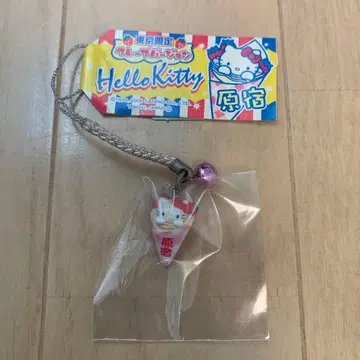 [레어] 지역 한정 키티 도쿄 한정 크레이프 버전 헬로키티 스트랩
