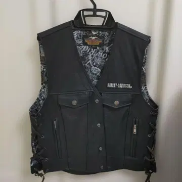 HARLEY-DAVIDSON 가죽 베스트 XL