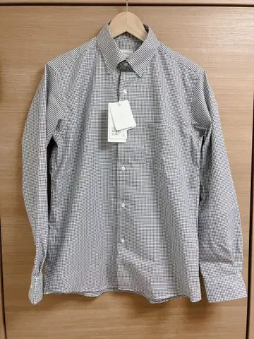 그린 레이블 '에브리트' 버튼 다운 셔츠 깅엄 체크 M 새상품