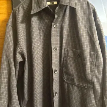 UNIQLO U 트윌 워크 오버사이즈 셔츠