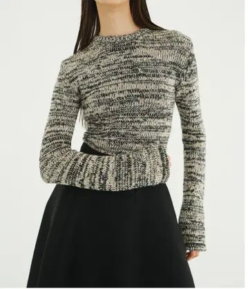 CLANE 클라네 COTTON SHORT KNIT TOPS