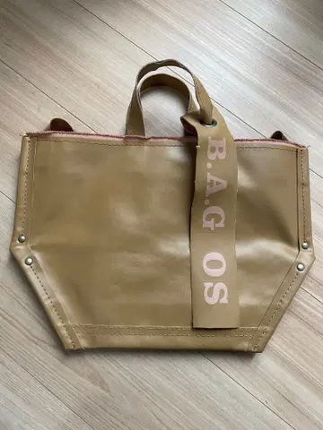 에바고스 Y자 토트백 베이지