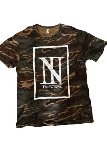 The BONEZ 카모플라쥬 T셔츠 L