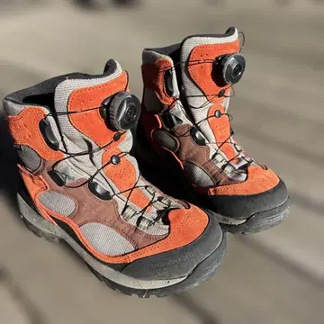 몽벨 등산화 BOA 시스템 오렌지 23.5