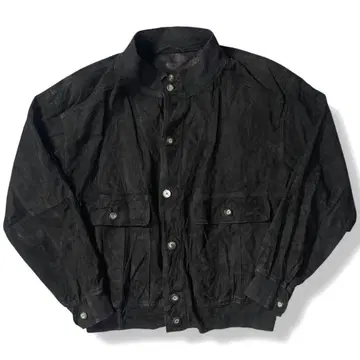 90s 유로 빈티지 발스타 자켓 스웨이드 블랙 구제 의류