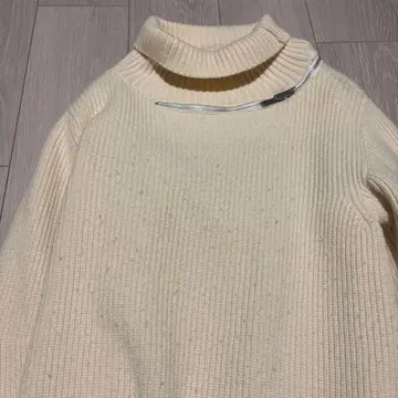 19AW sacai 사카이 지퍼 어태치먼트 스웨터