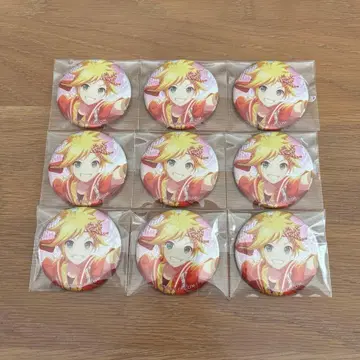 프로세카 카가미네 렌 글리터 캔뱃지 10 C 그리캔 모음