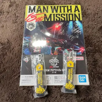 MAN WITH A MISSION 클리어 파일 아크릴 키링 세트