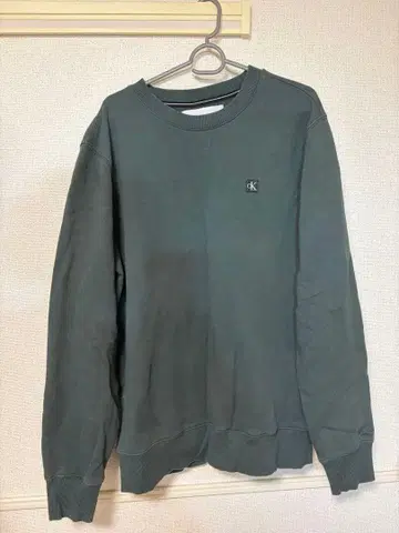 캘빈 클라인 다크 그레이 맨투맨 L