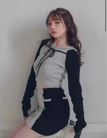 Andmary Alma ribbon knit set up