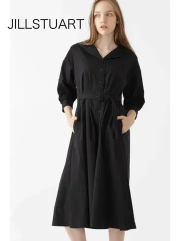 JILLSTUART 블랙 셔츠 원피스