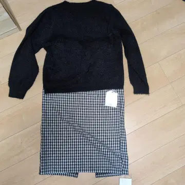 [ 낱개 판매 가능 ] 셋업 복슬복슬 스웨터 & 스커트