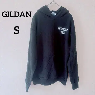 GILDAN [ S ] 블랙 프린트 후드티 캐주얼