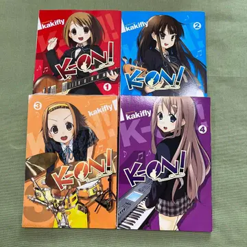K-ON! 4권 세트 케이온! 영문판