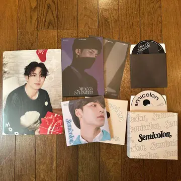 민규 carat.ver 앨범 세트 & 세븐 한정판 클리어 파일 포함