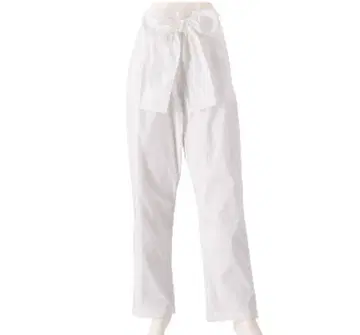 앙코퀸느 새상품 Anne Coquine 고밀도 코튼 믹스 턱 와이드 팬츠