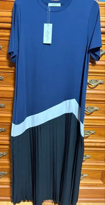 RAIDATE 네이비 반팔 티셔츠 원피스