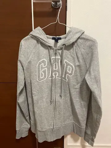 GAP 그레이 집업 후드티