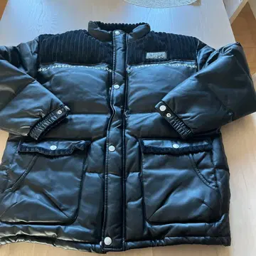 ANGELO ITALIA 블랙 다운 자켓