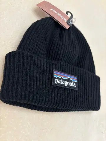 patagonia 블랙 니트 모자