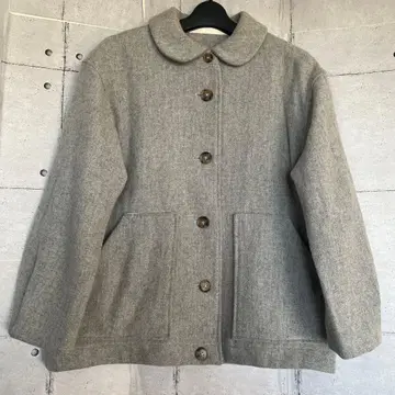 뷔르데사봉 둥근 카라 코트 (구 택)